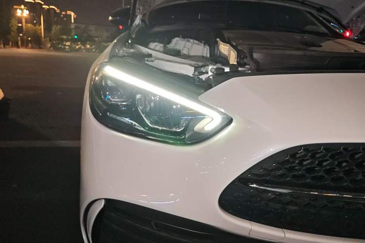 Used Mercedes-Benz C-Class 2023 Second Facelift C 260 L Starry Night Sports Edition Right Front Headlight