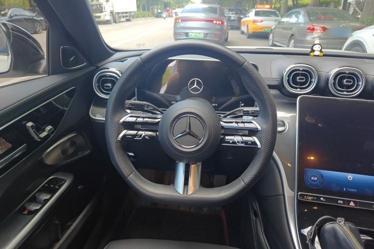 Used Mercedes-Benz C-Class 2023 C 260 L Bright Night Sports Edition Steering Wheel