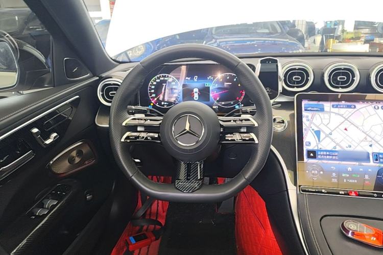Used Mercedes-Benz C-Class 2023 Second Facelift C 260 L Starry Night Sports Edition Steering Wheel