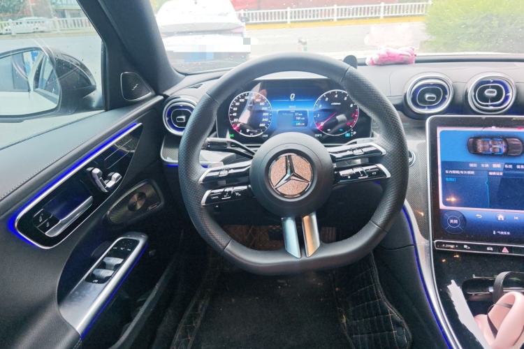 Used Mercedes-Benz C-Class 2023 Second Facelift C 260 L Starry Night Sports Edition Steering Wheel