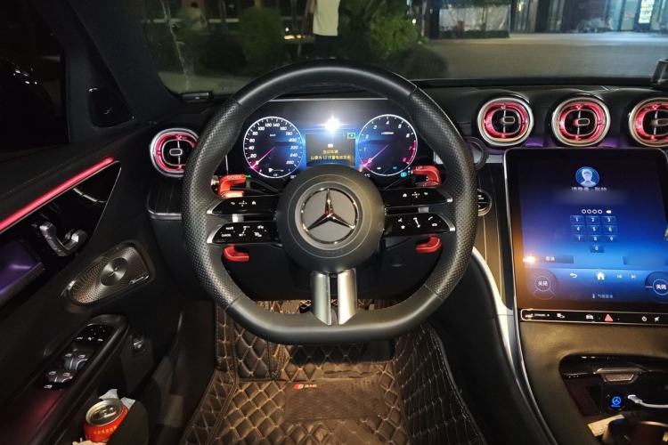 Used Mercedes-Benz C-Class 2023 Second Facelift C 260 L Starry Night Sports Edition Steering Wheel