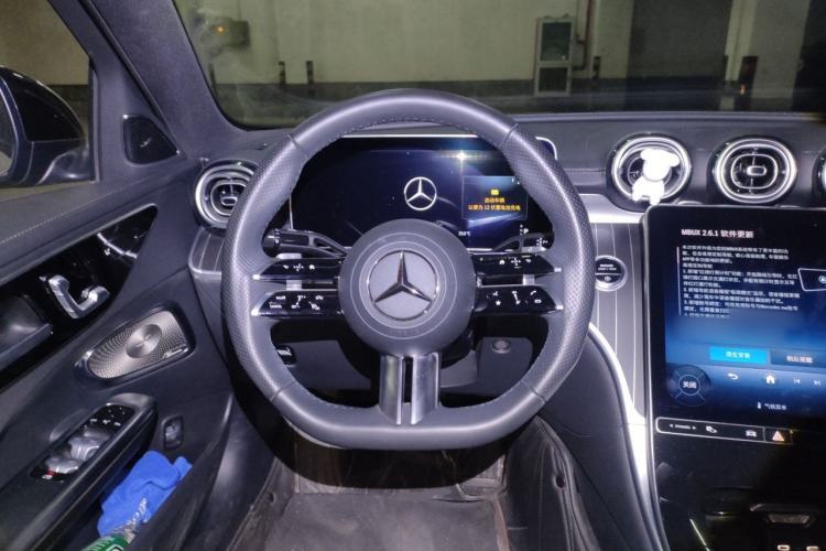 Used Mercedes-Benz C-Class 2023 Second Facelift C 260 L Starry Night Sports Edition Steering Wheel