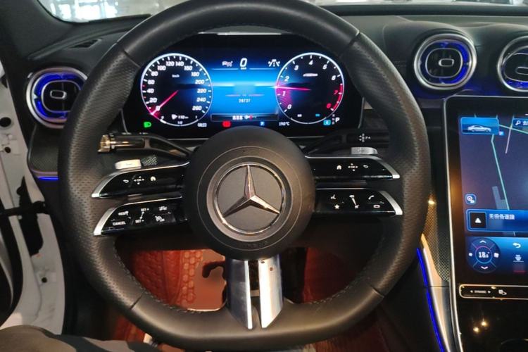Used Mercedes-Benz C-Class 2023 C 260 L Bright Night Sports Edition Steering Wheel