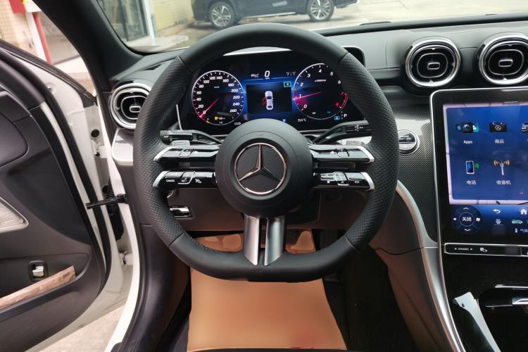 Used Mercedes-Benz C-Class 2023 Second Facelift C 260 L Starry Night Sports Edition Steering Wheel
