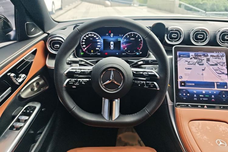 Used Mercedes-Benz C-Class 2023 Second Facelift C 260 L Starry Night Sports Edition Steering Wheel
