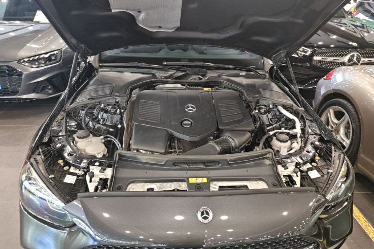 Used Mercedes-Benz C-Class 2024 Second Facelift C 260 L Starry Night Sport Edition Engine Bay