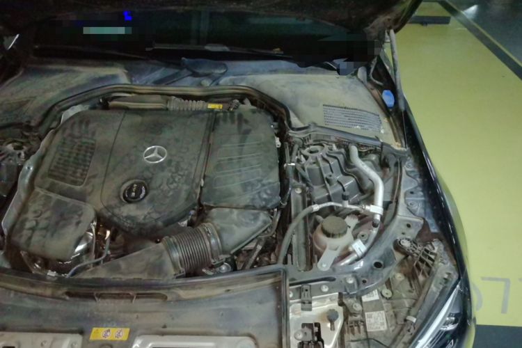 Used Mercedes-Benz C-Class 2024 C 260 L Brilliant Night Sports Edition Engine Bay Left