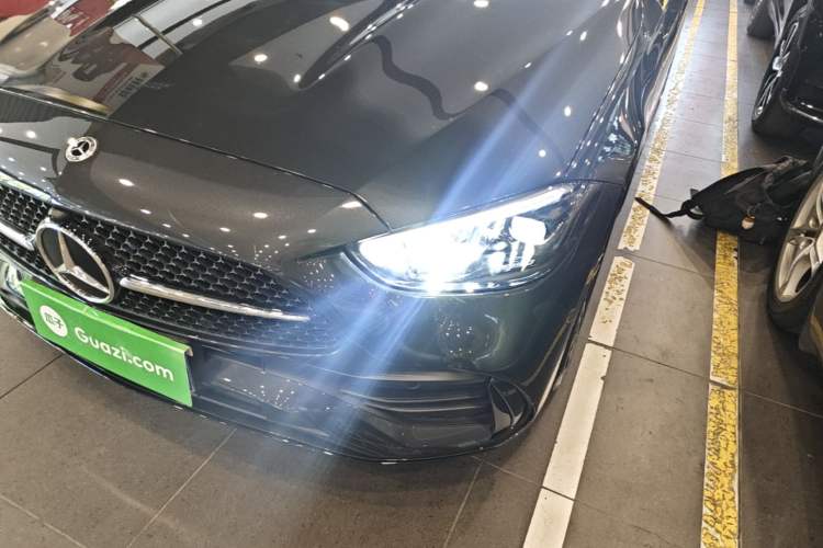 Used Mercedes-Benz C-Class 2024 Second Facelift C 260 L Starry Night Sport Edition Left Front Headlight