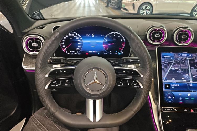 Used Mercedes-Benz C-Class 2024 Second Facelift C 260 L Starry Night Sport Edition Steering Wheel