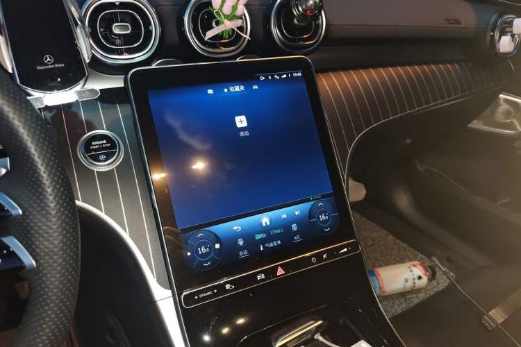 Used Mercedes-Benz C-Class 2024 C 260 L Brilliant Night Sports Edition Audio And AC Panel