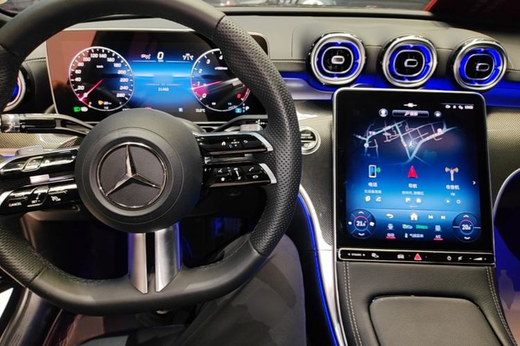 Used Mercedes-Benz C-Class 2024 Second Facelift C 260 L Starry Night Sport Edition Center Console