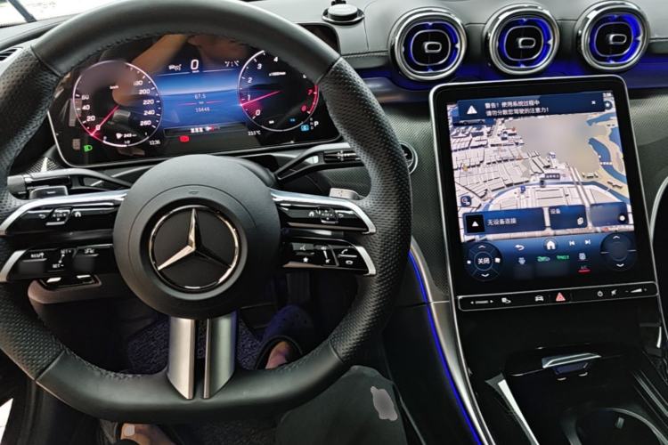 Used Mercedes-Benz C-Class 2024 Facelift C 260 L Night Edition Sport Version Center Console