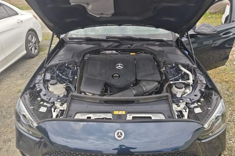 Used Mercedes-Benz C-Class 2024 Facelift C 260 L Night Edition Sport Version Engine Bay