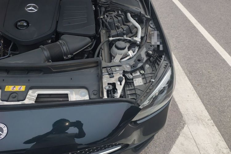 Used Mercedes-Benz C-Class 2024 C 260 L Brilliant Night Sports Edition Engine Bay Left