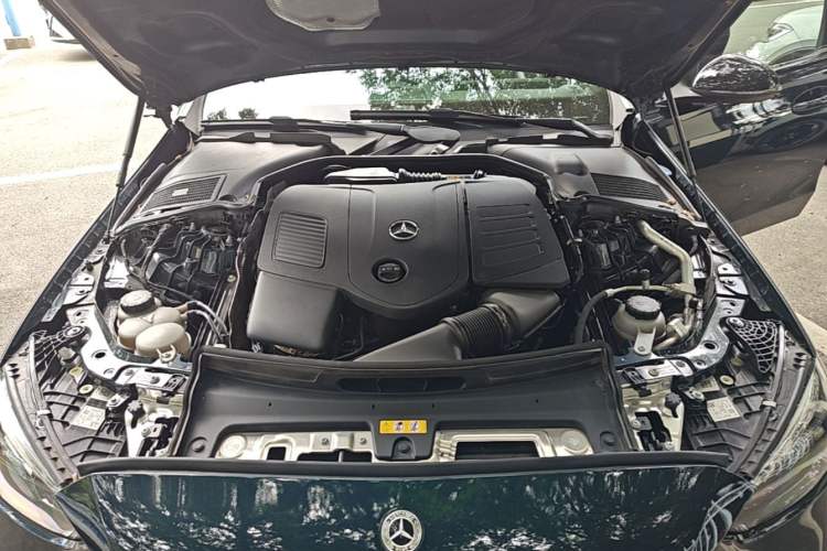Used Mercedes-Benz C-Class 2024 Facelift C 260 L Night Edition Sport Version Engine Bay