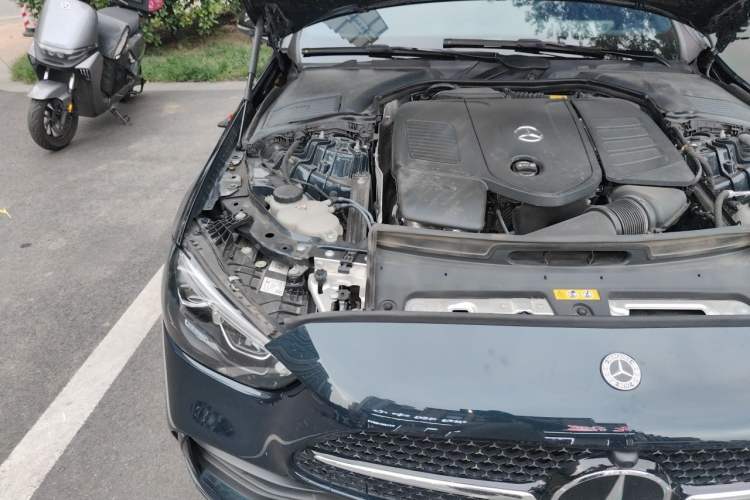 Used Mercedes-Benz C-Class 2024 C 260 L Brilliant Night Sports Edition Engine Bay Right