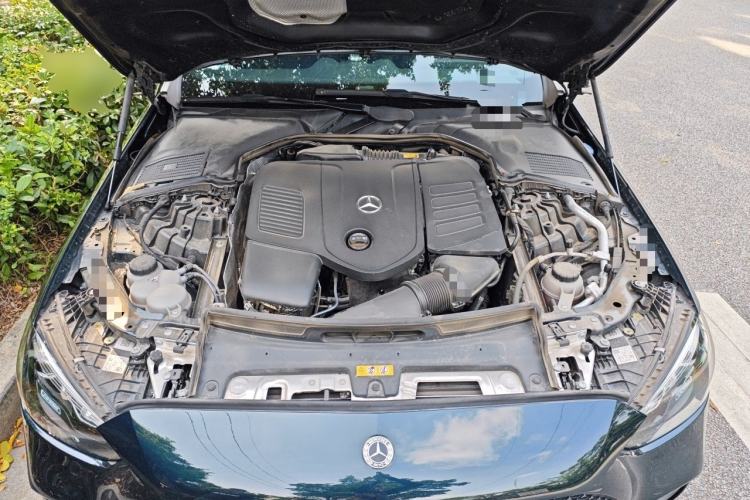 Used Mercedes-Benz C-Class 2024 C 260 L Brilliant Night Sports Edition Engine Bay