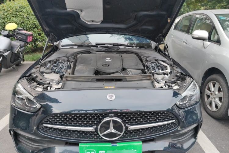 Used Mercedes-Benz C-Class 2024 C 260 L Brilliant Night Sports Edition Engine Bay