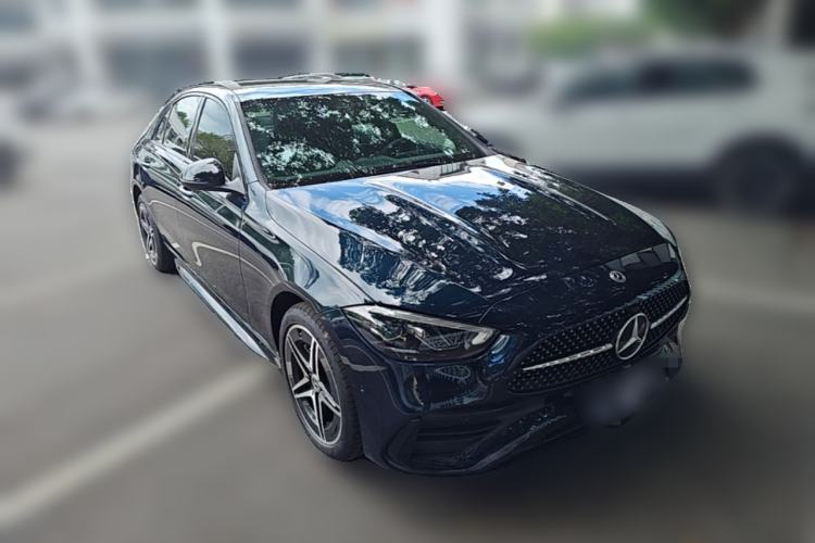 Used Mercedes-Benz C-Class 2024 Facelift C 260 L Night Edition Sport Version Front Right 45 Deg