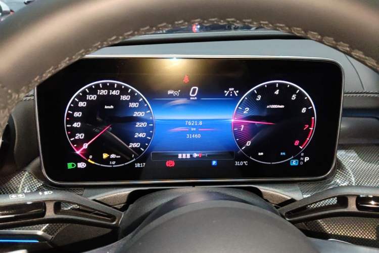Used Mercedes-Benz C-Class 2024 Second Facelift C 260 L Starry Night Sport Edition Instrument Cluster