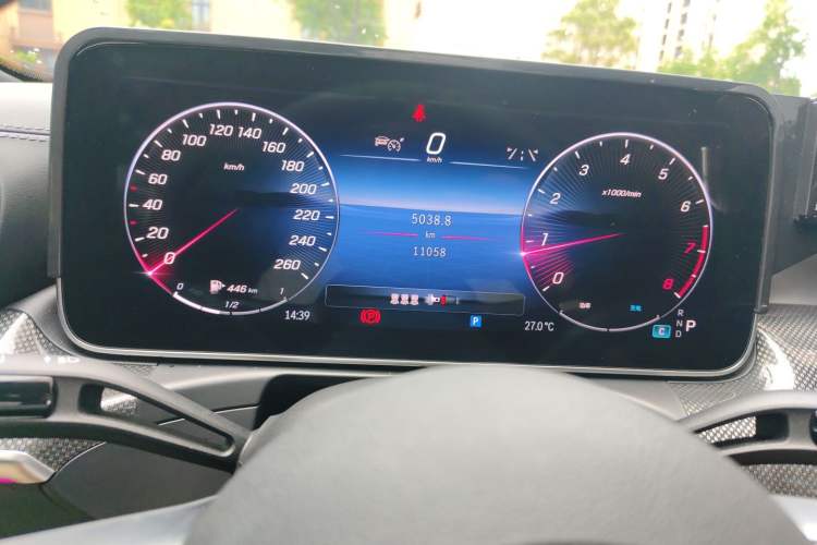 Used Mercedes-Benz C-Class 2024 Restyled C 260 L Sport Edition Odometer Close Up