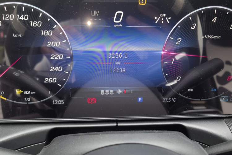 Used Mercedes-Benz C-Class 2024 C 260 L Sport Edition Odometer Close Up