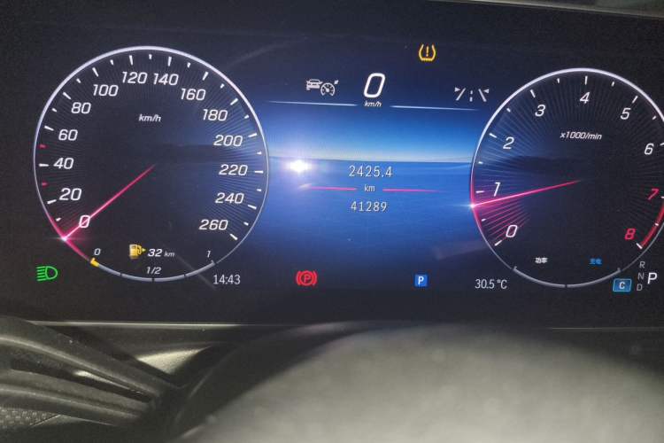 Used Mercedes-Benz C-Class 2024 Restyled C-Class 260 L Sport Edition Odometer Close Up