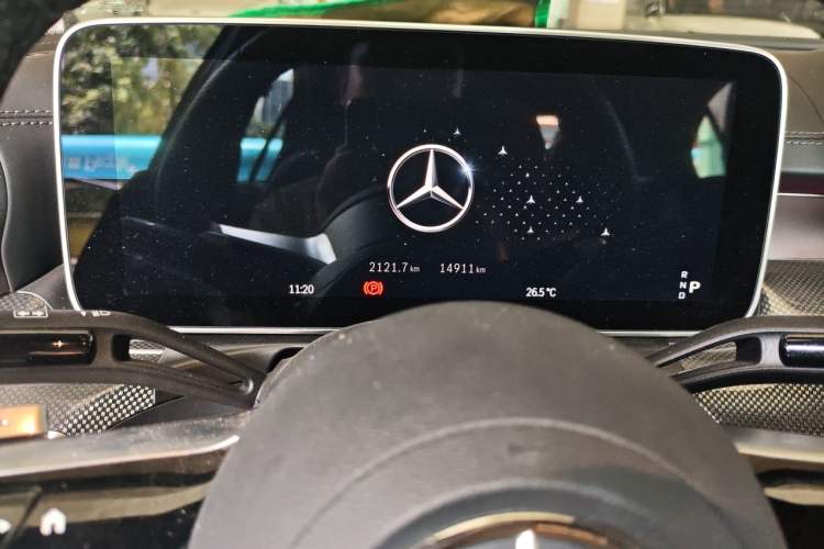Used Mercedes-Benz C-Class 2024 C 200 L Sport Edition Odometer Close Up