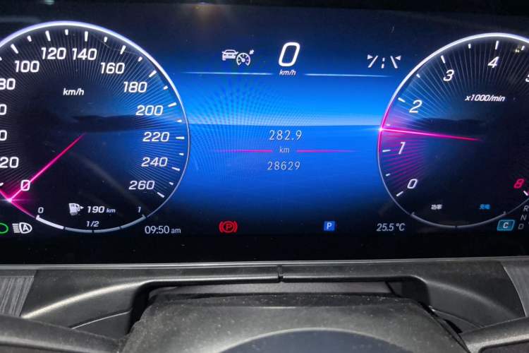 Used Mercedes-Benz C-Class 2024 Restyled C-Class 260 L Sport Edition Odometer Close Up