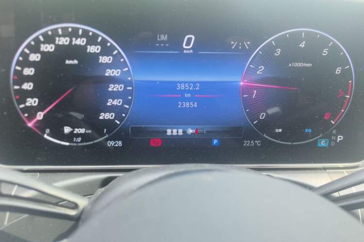 Used Mercedes-Benz C-Class 2024 Restyled C 260 L Sport Edition Odometer Close Up