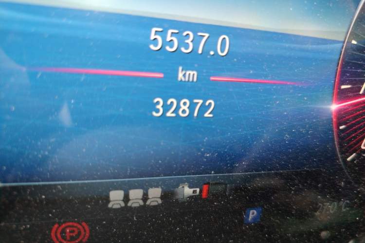 Used Mercedes-Benz C-Class 2024 C 260 L Sport Edition Odometer Close Up