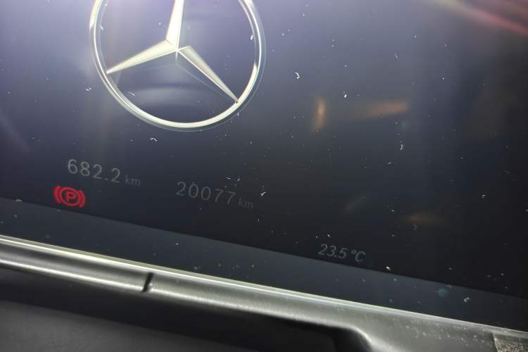 Used Mercedes-Benz C-Class 2024 C 260 L Brilliant Night Sports Edition Odometer Close Up