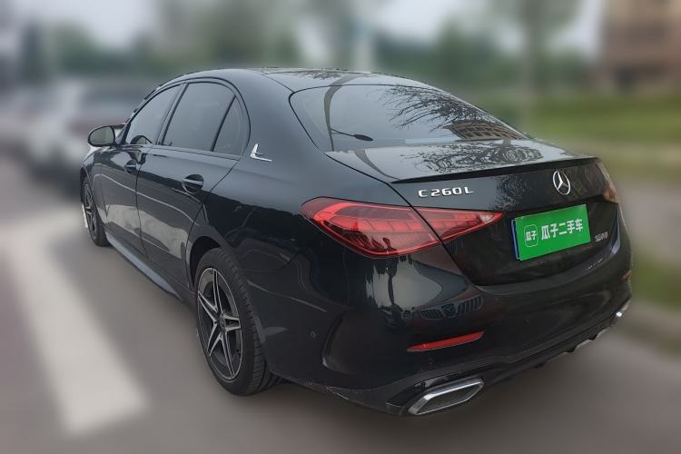 Used Mercedes-Benz C-Class 2024 C 260 L Brilliant Night Sports Edition Rear Left 45 Deg