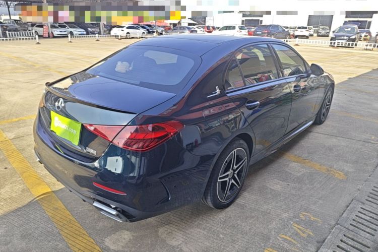 Used Mercedes-Benz C-Class 2024 Facelift C 260 L Night Edition Sport Version Rear Right 45 Deg