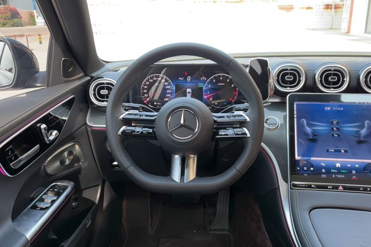 Used Mercedes-Benz C-Class 2024 Second Facelift C 260 L Starry Night Sport Edition Steering Wheel