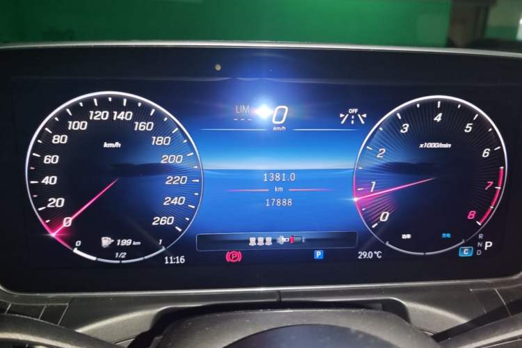 Used Mercedes-Benz C-Class 2024 Facelift C 260 L Night Edition Sport Version Instrument Cluster