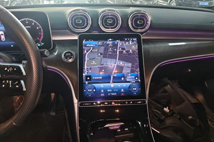 Used Mercedes-Benz C-Class 2024 Restyled C 260 L Sport Edition Audio And AC Panel