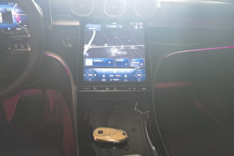 Used Mercedes-Benz C-Class 2024 Second Facelift C 260 L Sport Edition Audio And AC Panel