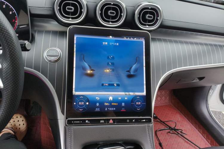 Used Mercedes-Benz C-Class 2024 C 260 L Sport Edition Audio And AC Panel