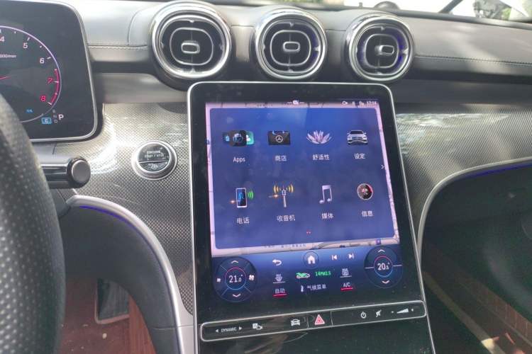 Used Mercedes-Benz C-Class 2024 C 260 L Sport Edition Audio And AC Panel