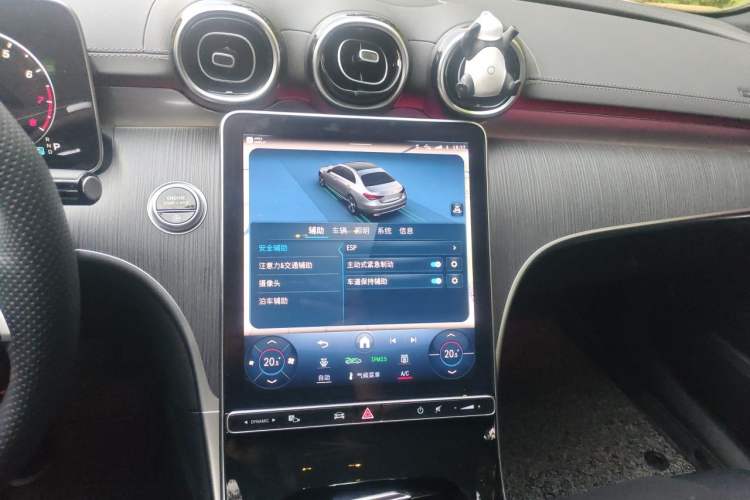Used Mercedes-Benz C-Class 2024 C 200 L Sport Edition Audio And AC Panel