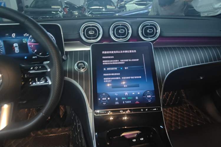 Used Mercedes-Benz C-Class 2024 C 260 L Sport Edition Audio And AC Panel
