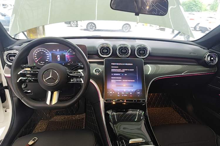 Used Mercedes-Benz C-Class 2024 Restyled C-Class 260 L Sport Edition Audio And AC Panel