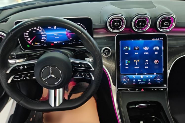 Used Mercedes-Benz C-Class 2024 Second Facelift C 260 L Starry Night Sport Edition Center Console