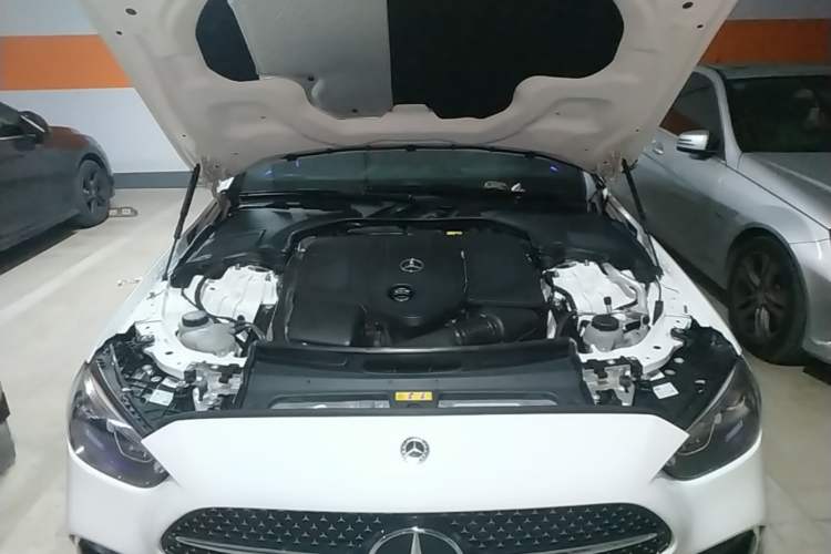 Used Mercedes-Benz C-Class 2024 C 260 L Brilliant Night Sports Edition Engine Bay