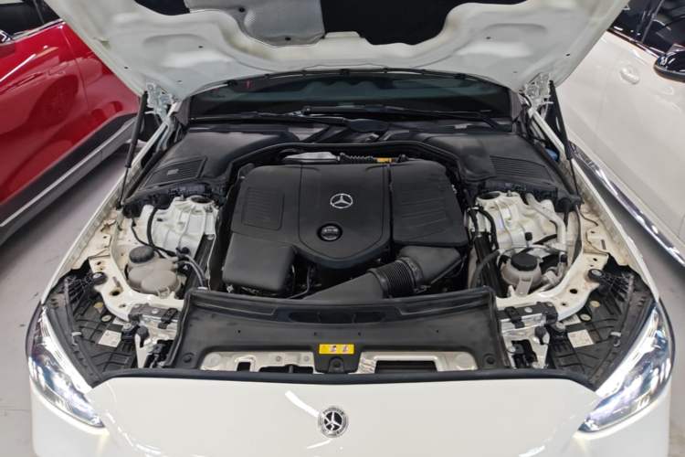 Used Mercedes-Benz C-Class 2024 Second Facelift C 260 L Starry Night Sport Edition Engine Bay