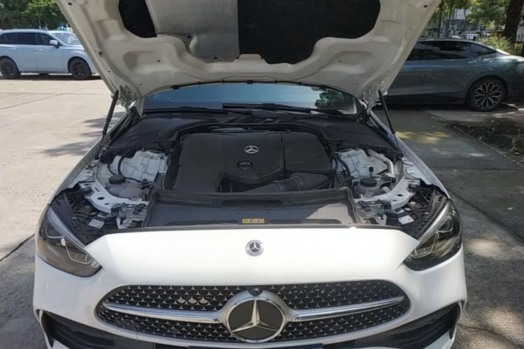Used Mercedes-Benz C-Class 2024 Second Facelift C 260 L Sport Edition Engine Bay