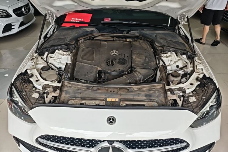 Used Mercedes-Benz C-Class 2024 Second Facelift C 260 L Sport Edition Engine Bay