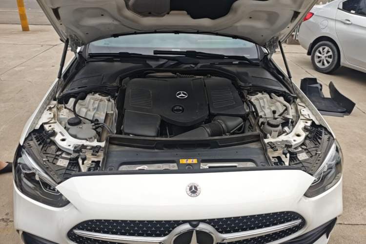 Used Mercedes-Benz C-Class 2024 Second Facelift C 260 L Sport Edition Engine Bay