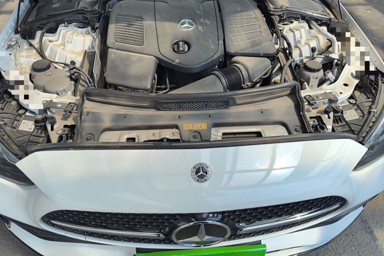 Used Mercedes-Benz C-Class 2024 Facelift C 260 L Night Edition Sport Version Engine Bay